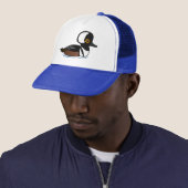 Gedekte Merganser Trucker Pet (In situ)