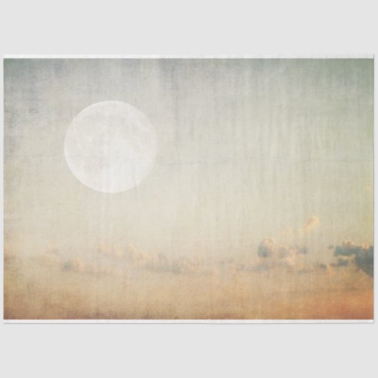 Gedekte Moon Sky 20x30-decoupage achtergrond Tissuepapier (Voorkant)