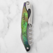 Gedekte nevel — Vuuroptische Abstract Kurkentrekker (Achterkant)