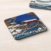 Gedekte Onderzetter van de Brug Reeks van 6 (Linkerzijde)