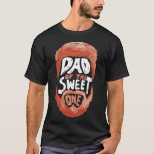 Gedekte pap van de zoete baard t-shirt