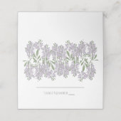 Gedekte plankkaarten plaatskaartje (Buitenkant ongevouwen)