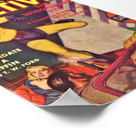 Gedekte rechercheur poster (Hoek)