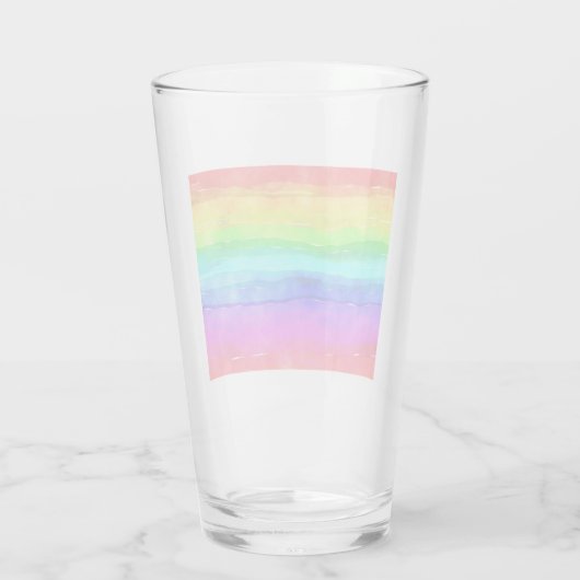 Gedekte regenboog glas (Achterkant)