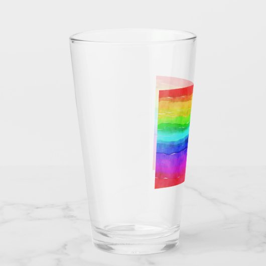 Gedekte regenboog glas (Rechts)