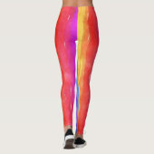 Gedekte regenboog leggings (Achterkant)