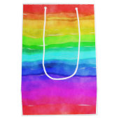 Gedekte regenboog medium cadeauzakje (Achterkant)