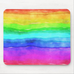 Gedekte regenboog muismat