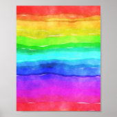 Gedekte regenboog poster (Voorkant)