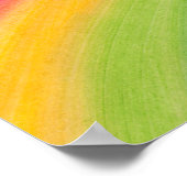 Gedekte regenboog poster (Hoek)