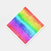 Gedekte regenboog servet (Hoek)