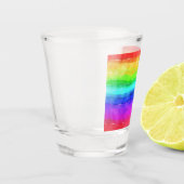 Gedekte regenboog shot glas (Links)