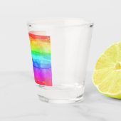 Gedekte regenboog shot glas (Rechts)