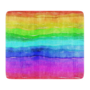 Gedekte regenboog snijplank