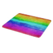 Gedekte regenboog snijplank (Hoek)