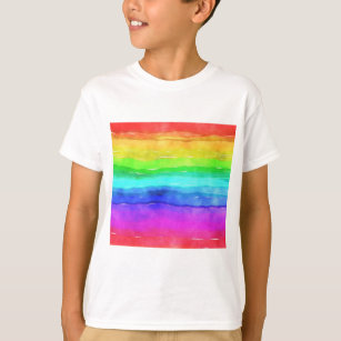 Gedekte regenboog t-shirt