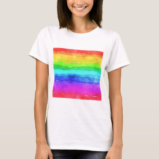 Gedekte regenboog t-shirt