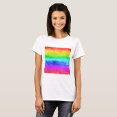 Gedekte regenboog t-shirt (Voorkant volledig)