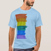 Gedekte regenboog t-shirt (Voorkant)