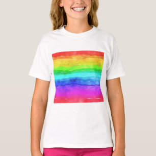 Gedekte regenboog t-shirt