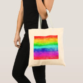 Gedekte regenboog tote bag (Voorkant (product))