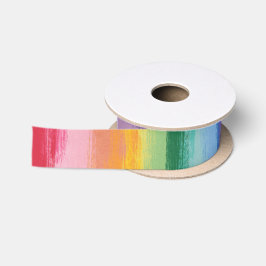 Gedekte regenbooglint satijnen lint