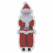 Gedekte santa chris kringle old saint nick sticker (Voorkant)