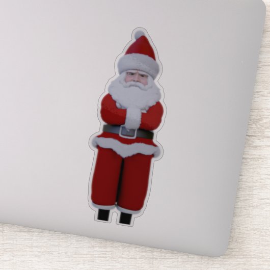 Gedekte santa chris kringle old saint nick sticker (Detail)
