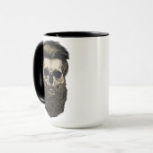 Gedekte schedel mok (Voorkant links)