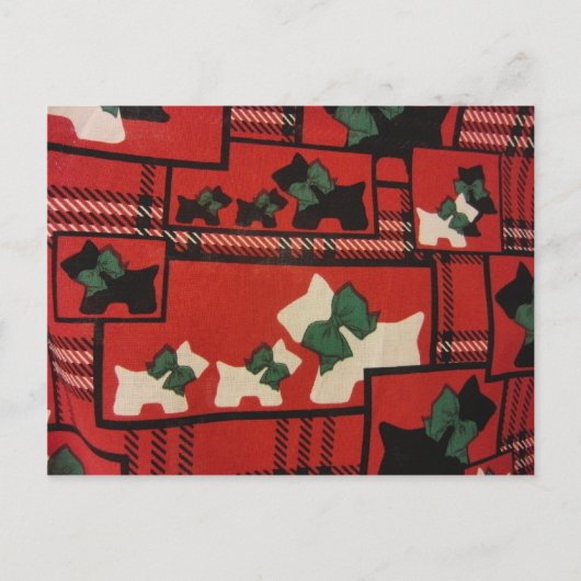 Gedekte Scotties & Westies Briefkaart (Voorkant)