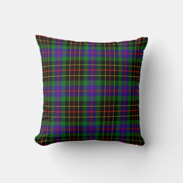 Gedekte Sierkussennen Brodie Hunting Tartan Pillow Kussen (Voorkant)