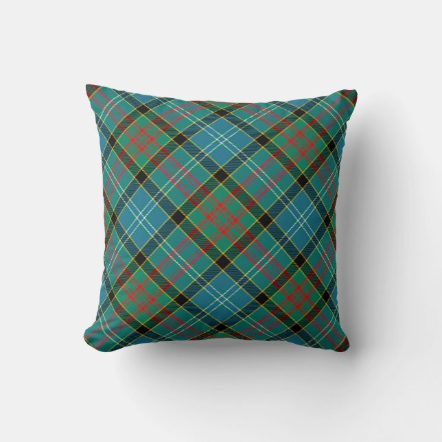 Gedekte Sierkussennen Cathcart Tartan Pillow Kussen (Voorkant)