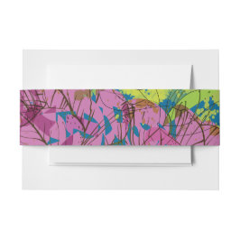 GEDEKTE SPRINGSTROMEN Bat Mitzvah Wrap Band Uitnodigingen Wikkel