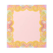 Gedekte Stippen en cirkels die u aanpast Notitieblok (Voorkant)