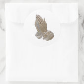 Gedekte teerzanden ronde sticker (Tas)