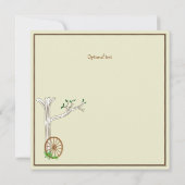 Gedekte uitnodiging voor barbecues (Achterkant)