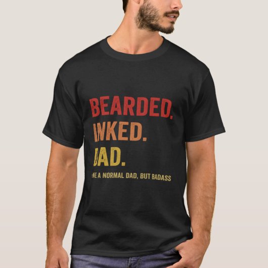 Gedekte vader als een normale vader, maar als een t-shirt (Voorkant)