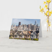 Gedekte Victoriaans huizen voor dames in San Franc Kaart (Gele Bloem)