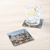 Gedekte Victoriaans huizen voor dames in San Franc Kartonnen Onderzetters (Insitu)