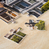 Gedekte Victoriaans huizen voor dames in San Franc Legpuzzel (Zijkant)