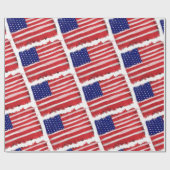 Gedekte vlag cadeaupapier (Vlak)