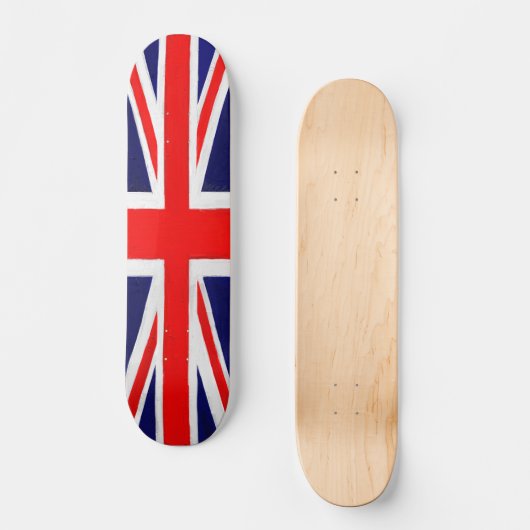 Gedekte vlag persoonlijk skateboard (Voorkant)