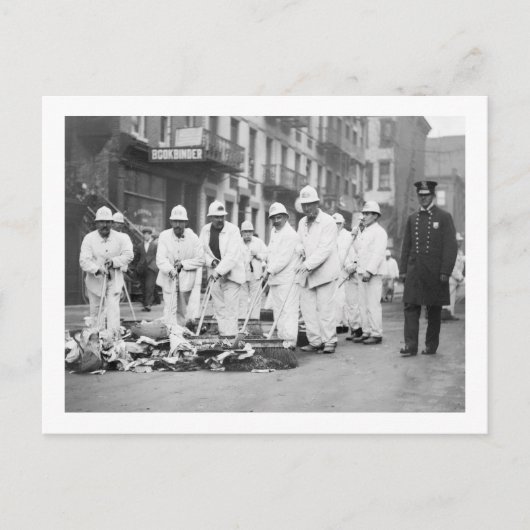 Gedekte vuilnis, 1911 briefkaart (Voorkant)