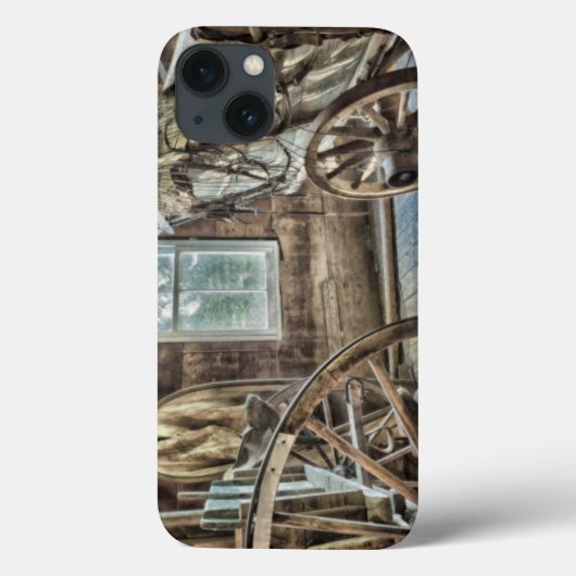 Gedekte wagen, houten wagon Case-Mate iPhone case (Achterkant)