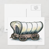 Gedekte Wagon Briefkaart (Voorkant / Achterkant)