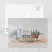 GEDEKTE WAGON DOOR SHARON SHARPE BRIEFKAART (Voorkant / Achterkant)