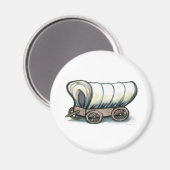 Gedekte Wagon Magneet (Voorkant / Achterkant)