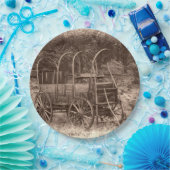 GEDEKTE WAGON PAPIEREN BORDJE (Feest)