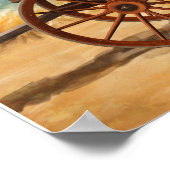 Gedekte Wagon Poster (Hoek)