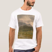 Gedekte Wagons van Bierstadt (0101A) T-shirt (Voorkant)